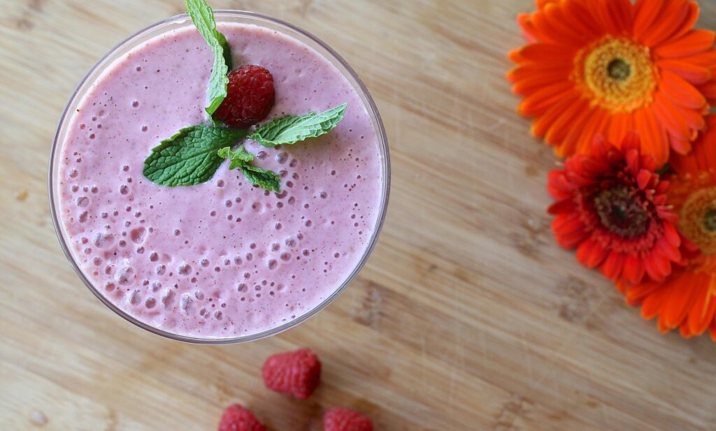 Vanilla Protein Fruit Smoothie